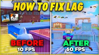 How To Fix Lag In Bgmi/Pubg mobile | Fix Lag In Low End Devices | Pubg Mobile/BGMI