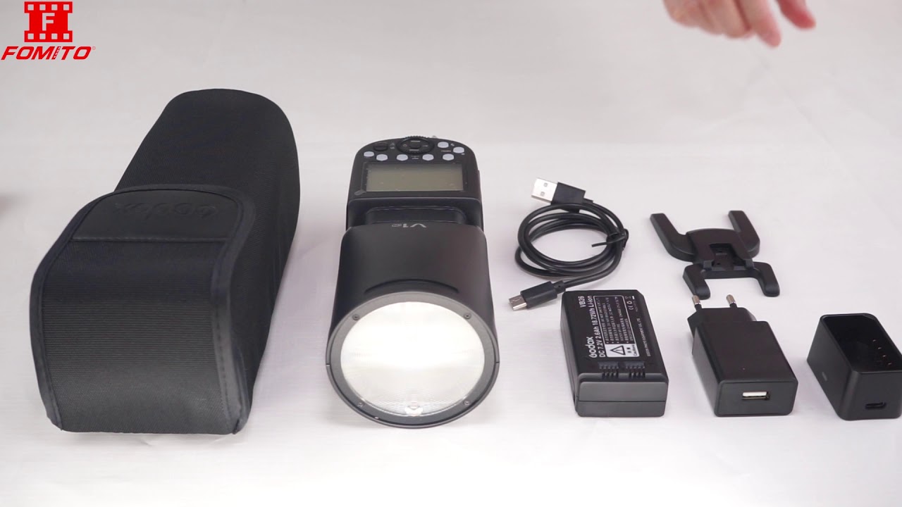 Godox V1 Round Head Speedlight For Canon Unboxing Video! 