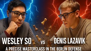 Wesley So vs Denis Lazavik ❗ CCT Final Prelims 2023 Rapid ❗ A Strategic Battle in the Berlin Defense
