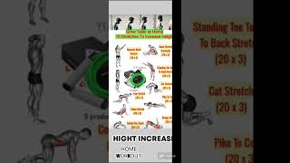 10 stretches to increase height fast#gym#height #gymlife #workout