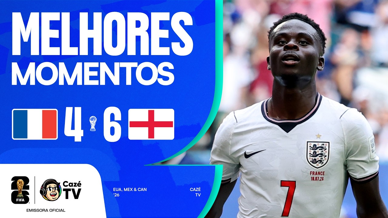 MELHORES MOMENTOS: FRANÇA 4 X 6 INGLATERRA | COPA DO MUNDO FIFA™ 2026 | DISPUTA DO BRONZE