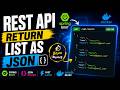 كيفاش  REST API كترجع JSON List ⚡ Spring Boot Tutorial