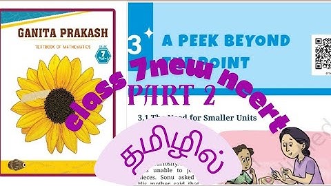 Class 7 maths chapter 3 a peek beyond the point in Tamil part 2 #class7maths 
