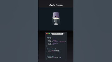 Day 031-🤯🥶 cuty lamp animation interactive using HTML CSS js #programming #cssanimetion #html