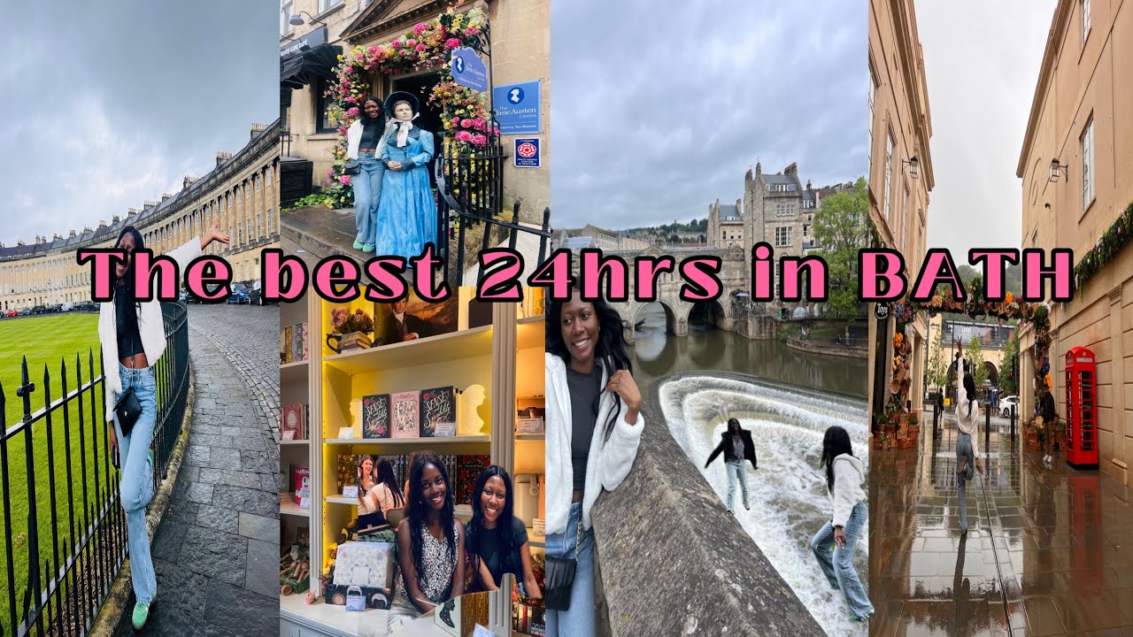 Exploring the STUNNING CITY OF BATH🇬🇧|\surprising Annie+the best street food in Bath||Hey Felicia