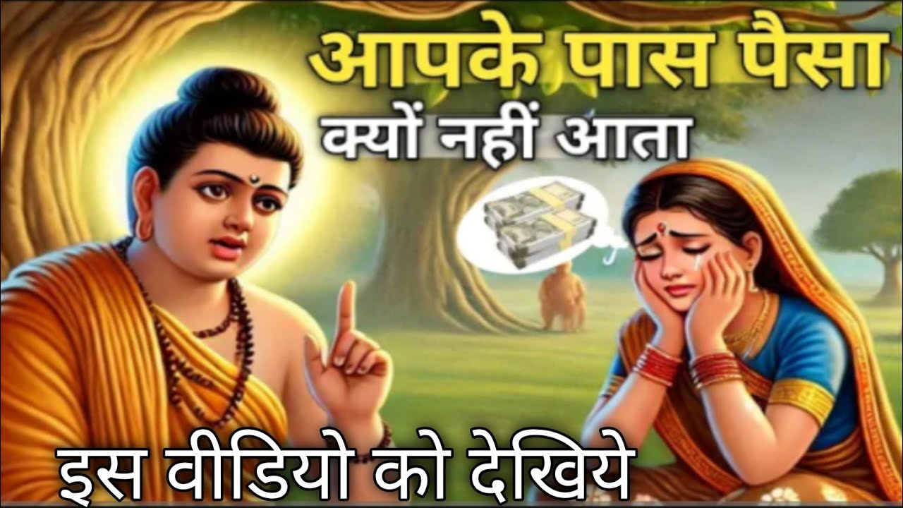 इसलिए तुम्हारे पास पैसा नहीं आता | Buddhist Story On Wealth Creation | Buddha। Motivation story।