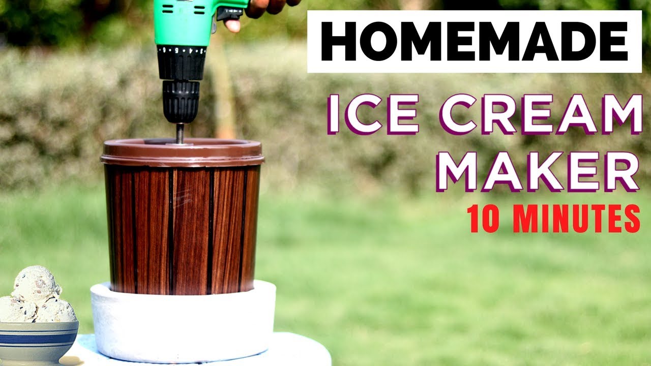 How To Make Ice Cream Machine at Home - YouTube