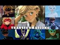 All Adrien Agreste Transformations | Miraculous Ladybug 