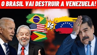 SIMULAÇÃO: Brasil e Estados Unidos VS Venezuela na Guiana Essequibo