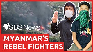 Myanmar civil war: Injured rebels flee to makeshift hospitals on the Thailand border | SBS News