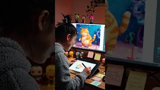 Character animation process step by step #drawingprocess #artist