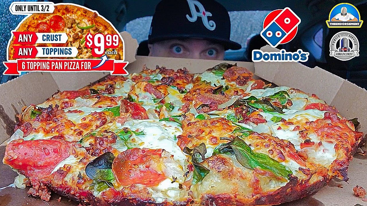 Domino's Pizza® $9.99 For ANY Crust, ANY Toppings Pizza! 🍕 | BEST DEAL EVER? | theendorsement