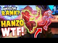 Overwatch Guess The Rank! - INSANE Hanzo PARKOUR GOD Gameplay?!