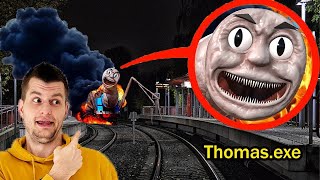 MI DRONE CAPTURA A THOMAS EXE EN LA VIDA REAL
