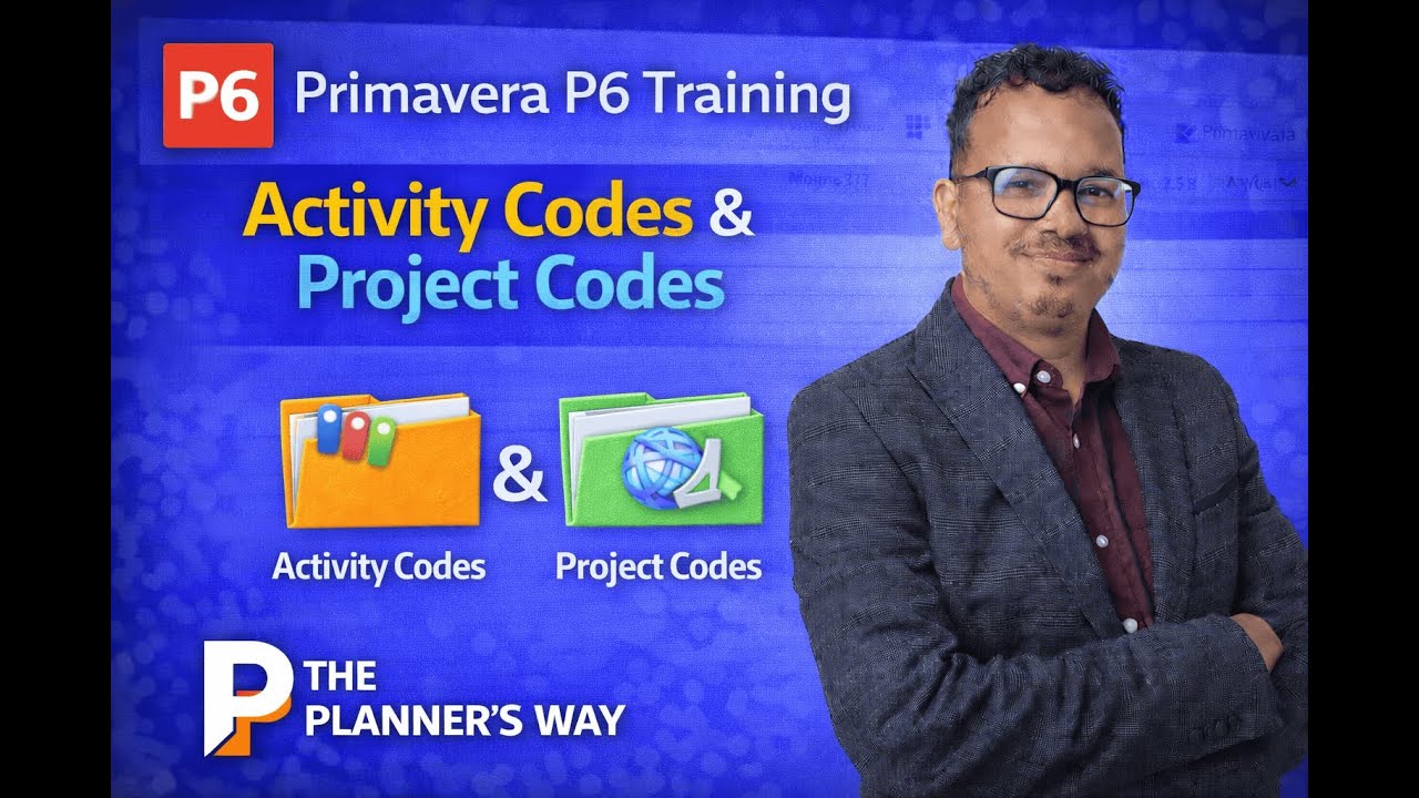 Primavera P6 Training || Activity Codes & Project Codes Explained