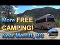 More Free RV Camping near Merritt BC in our Roadtrek Zion Campervan!