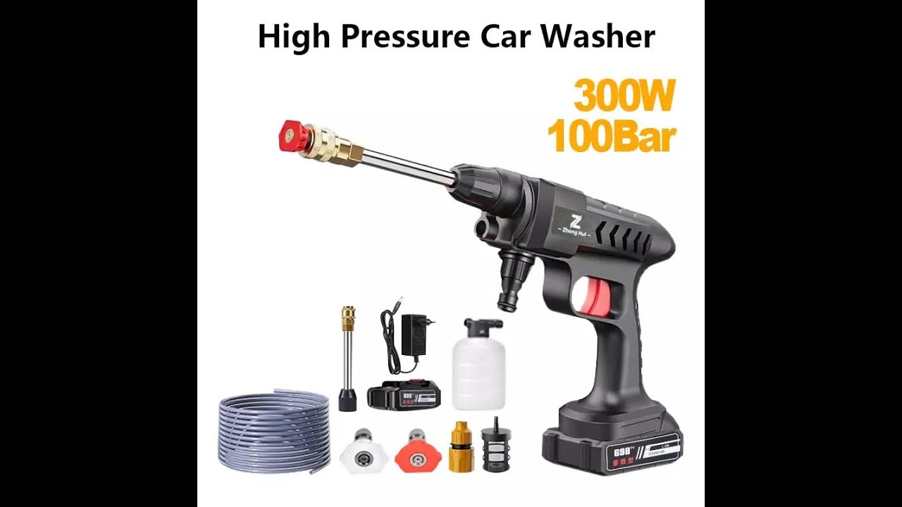 NEW Cordless High Pressure Car Washer Rechargeable Car Wash Electric