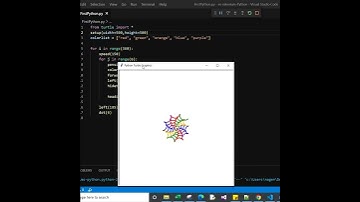 Colorful Design Using Python Turtle