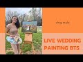 Becoming a live wedding painter