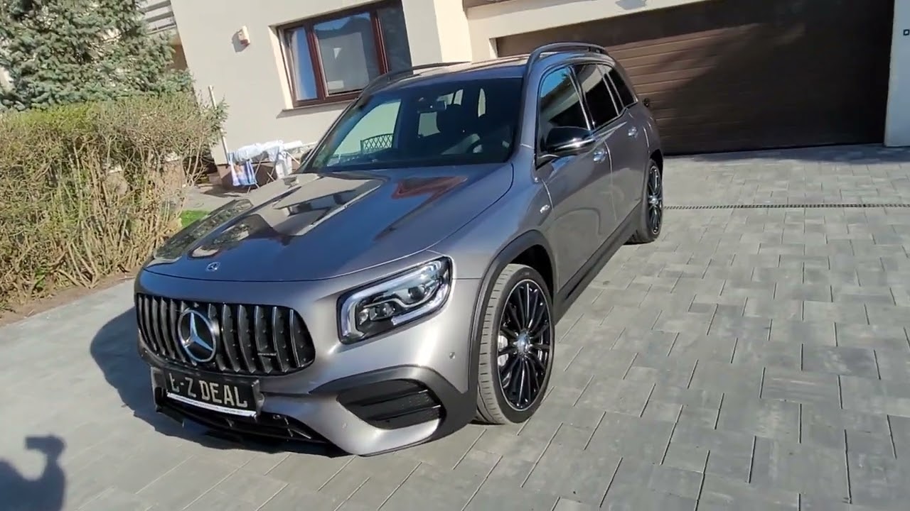 MERCEDES GLB 35AMG 306PS 4MATIC KAMERY360 AKTYWNE WYDECHY AMBIENTE MAX!