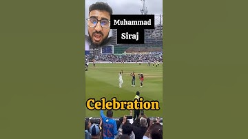 Muhammad Siraj man of the match performance against England in test series| Celebration of india