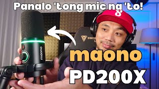 MAONO PD200X XLR/USB DYNAMIC MICROPHONE ULTIMATE REVIEW  TAGALOG