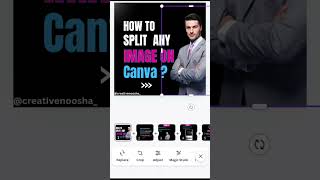 Split image | Carousel graphicdesigner #canvatutorial #carousels  #canvatips