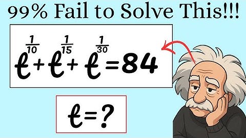 Nice Olympiad Math Exponential Algebric Problem || Easy & Tricky solution