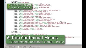 Customising the Action Context Menus - P2 -  Flame 2018.2 Update