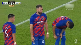 Aksi Jordi Amat vs Perak FC • JDT Menang Telak 8-1 • Piala Malaysia 2023 2nd Leg