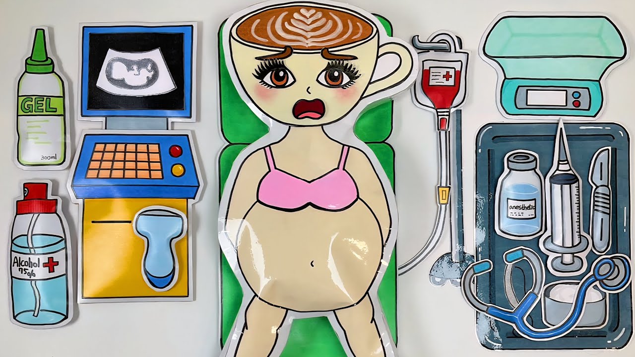 ✨BALLERINO CAPUCHINA  Pregnancy process🤰 delivery of a newborn #italianbrainrot  #asmr #cappuccino