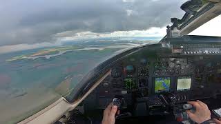 Piloting the Learjet 35 into Foz do Iguacu