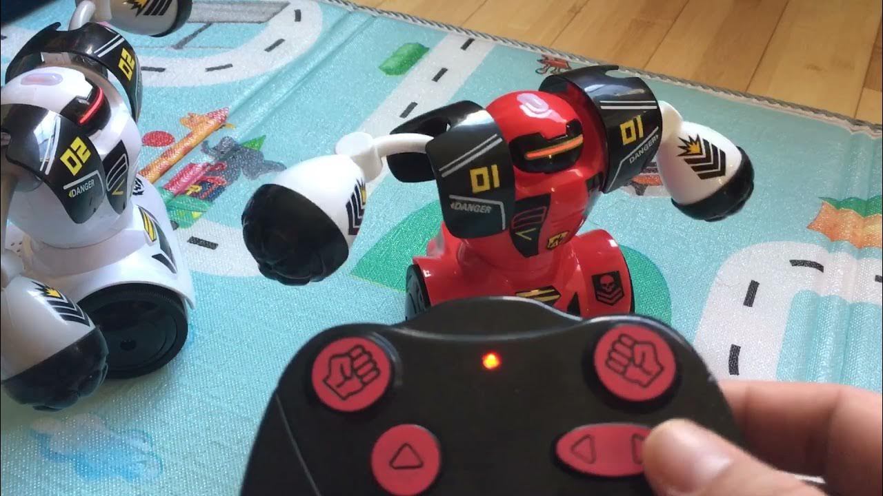 Sharper Image Remote Control Robot Combat Toy review... a REAL button
