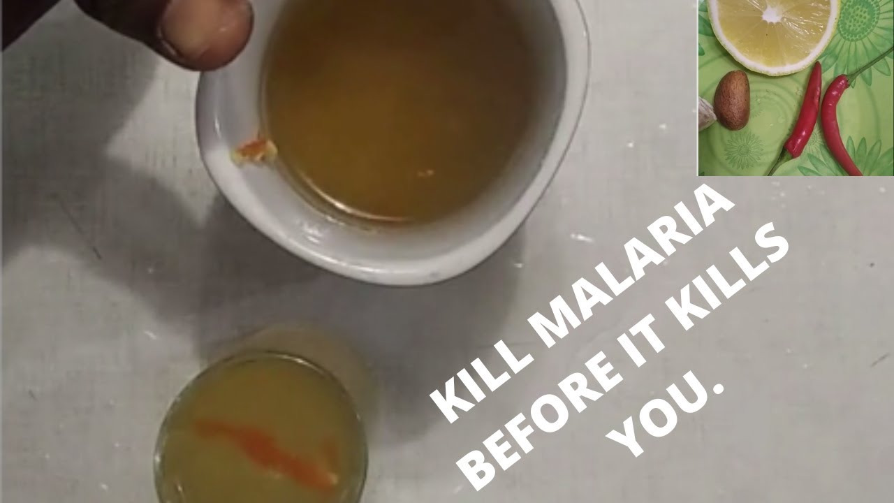 NATURAL HOMEMADE DRINK FOR MALARIA TREATMENT bitter kola, lemon and red chili pepper. YouTube