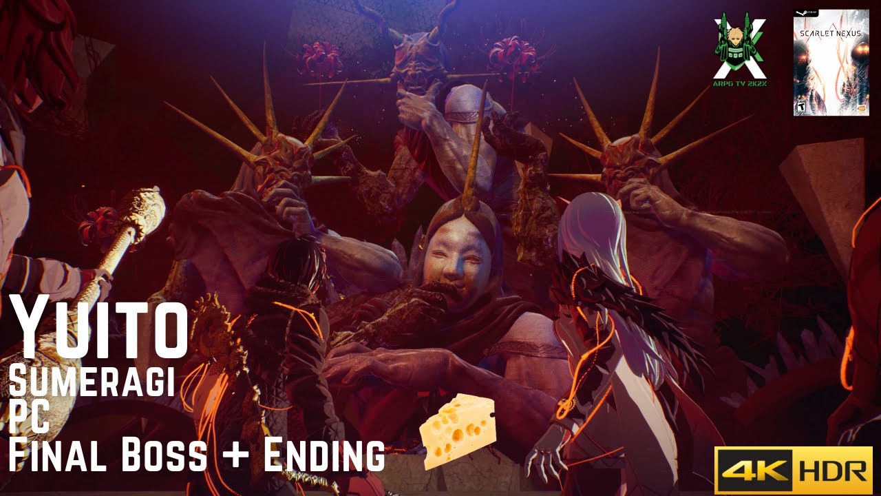 Scarlet Nexus Final Boss + Ending 4K HDR 60FPS
