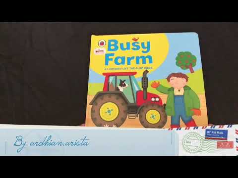 Busy Farm Book - Lady bird lift the flap book