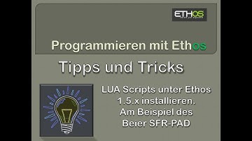 LUA Script unter Ethos 1.5.x installieren