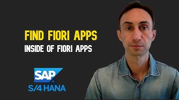 How to find FIORI Apps inside of a FIORI App: SAP S/4 HANA