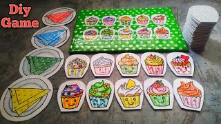 Super Cute Handmade cupcake Game / Diy Fun Game With Paper screenshot 1