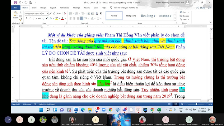 Hướng dẫn viết lý do chọn đề tài