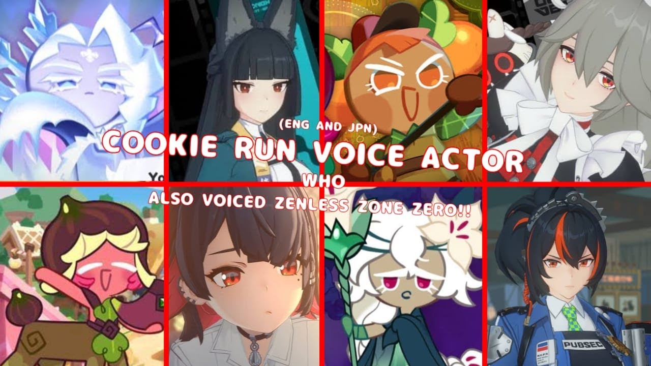 [ENG & JPN] Every Cookie Run Character That Also Voicing Zenless Zone ...
