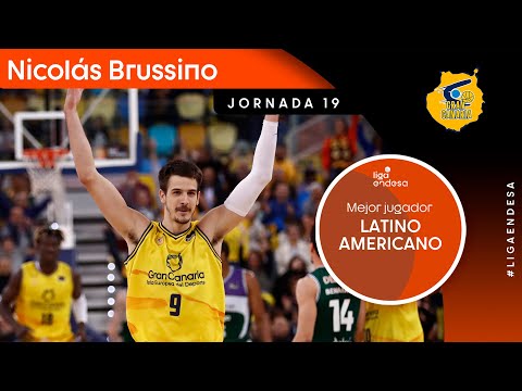 NICO BRUSSINO, Mejor Jugador Latinoamericano Jornada 19 | Liga Endesa 2022-23