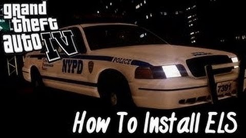 How to:Install ELS -Emergency Light System For 1.0.4.0 [PC/ONLY/EFLC] HD