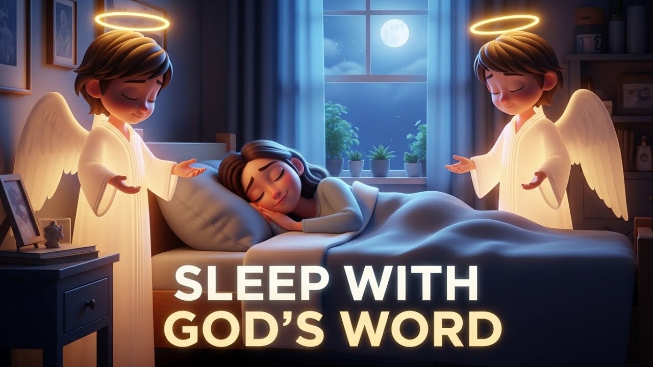 Sleep With God’s Word 🙏 Powerful Bible Verses for Peace, Protection & Deep Sleep (Psalms)#sleepmusic