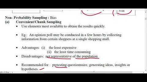 STA104 Chapter 1 Intro  Sampling Techniques Non Probabilities (Part 4)