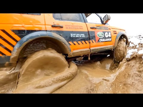 Land Rover Discovery MST CFX vs. Natures Fury 2 Water and Ice Off-road Challenge