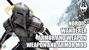 NORDIC WANDERER WEAPONS AND ARMOR: Immersive Armor/Weapon Mod- Xbox Modded Skyrim Mod Showcase