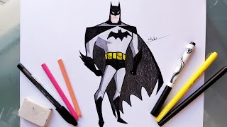 Apprendre Comment Dessiner Batman Etape Par Etape En Couleur Resimi