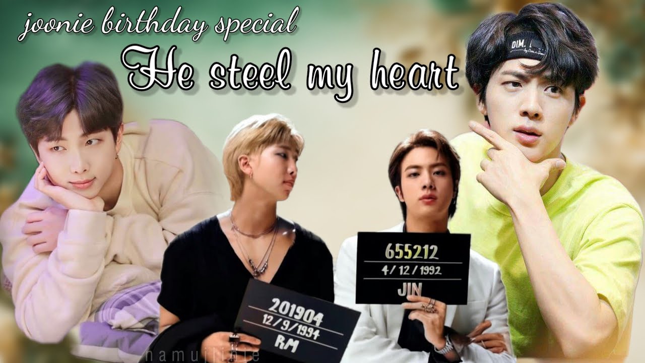 He steel my heart 💞❤️ joonie birthday special 🎂🎉 namjin story 🥰#namjin 