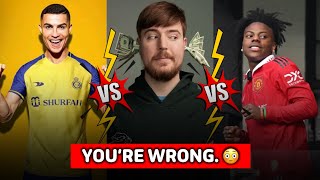 Ronaldo vs MrBeast vs IShowSpeed — The Winner Is NOT Who You Think 👀